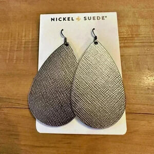 Silver Teardrop Earrings